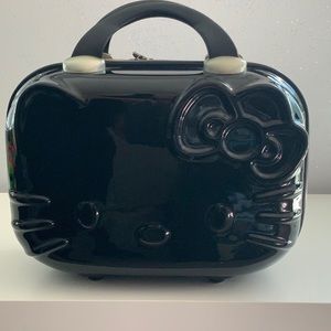 Hello Kitty Black Travel Case with luggage strap!